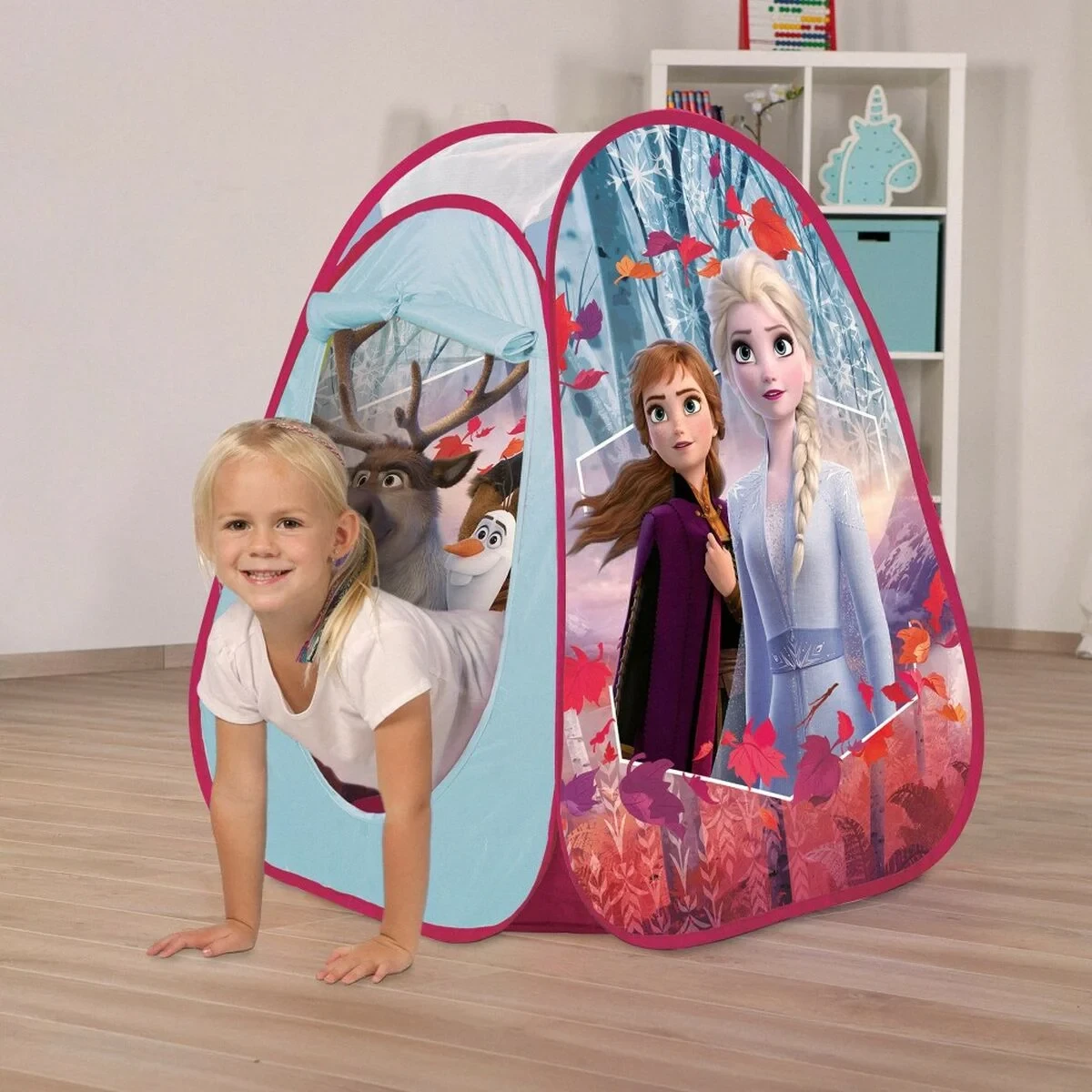 Tienda de Campaña Frozen Pop-Up 75 x 90 x 75 cm 12 Unidades