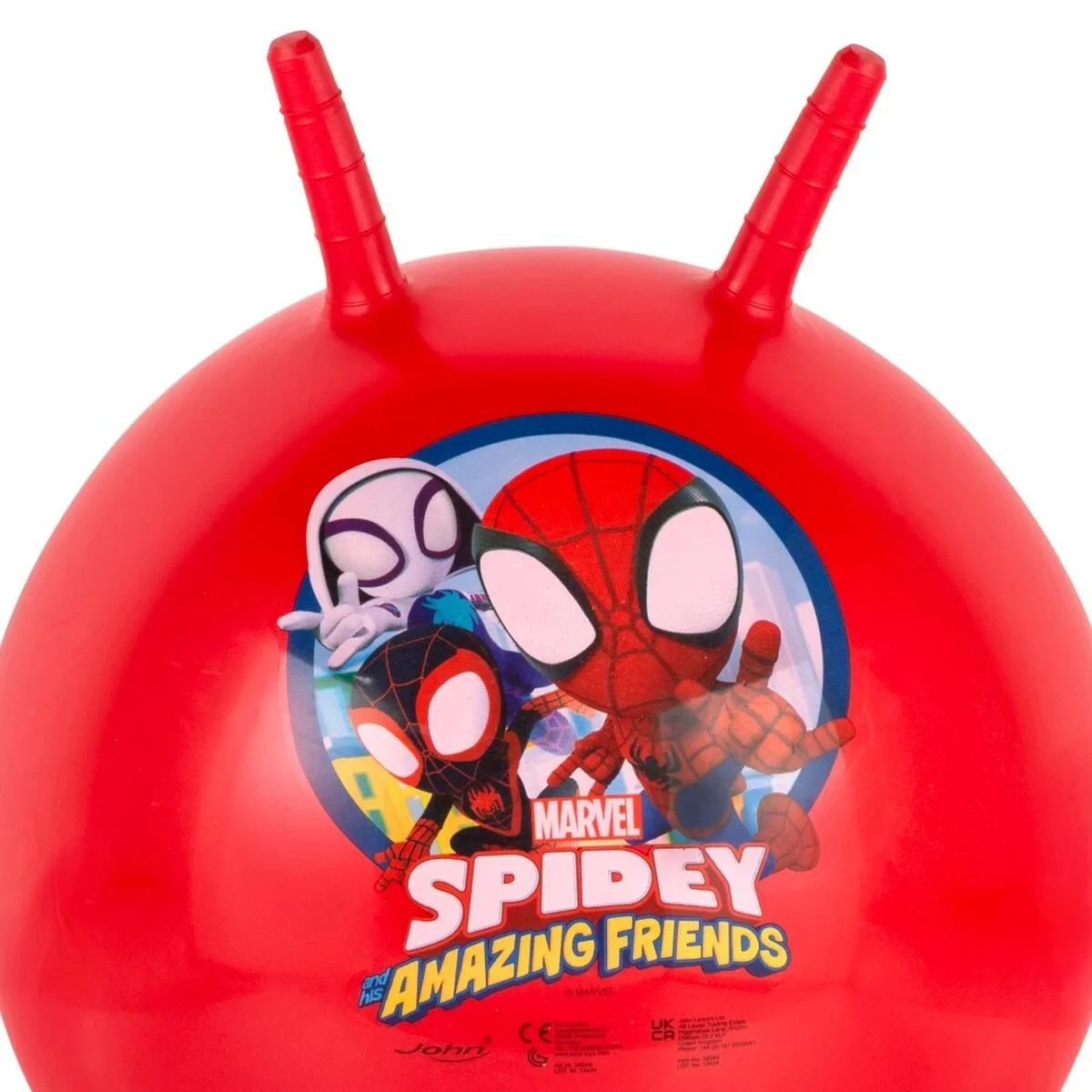 Pelota Saltarina Spidey Ø 45 cm Rojo (10 Unidades)