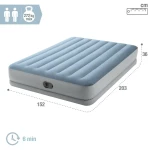 Cama Hinchable Intex Comfort Queen 152 x 36 x 203 cm 2 Unidades