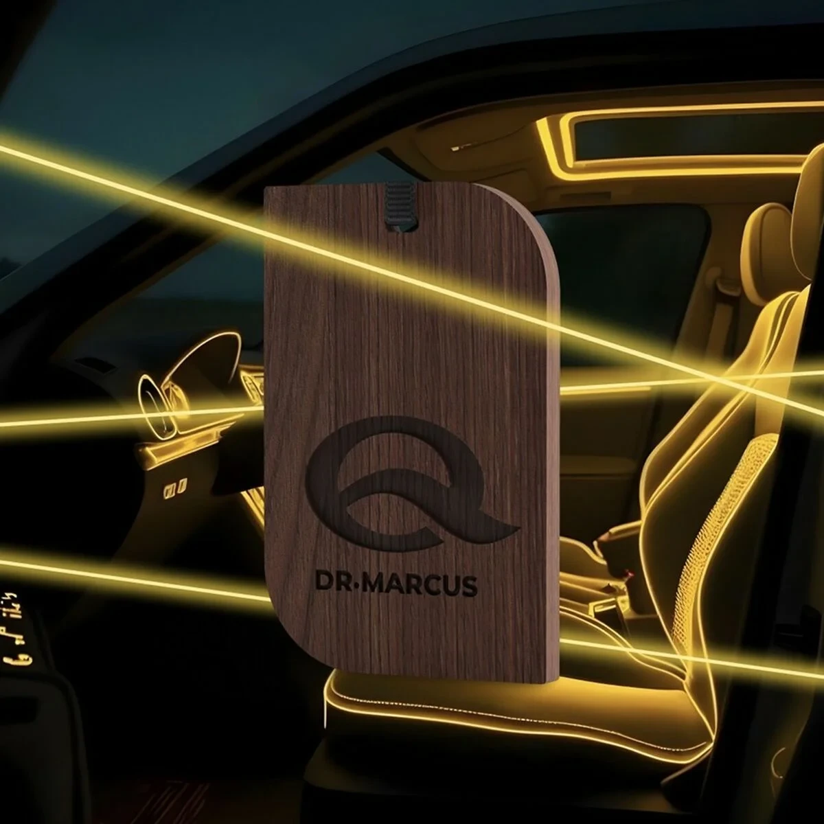 Ambientador para Coche Dr Marcus Classic Crystal Glow Madera Colgante