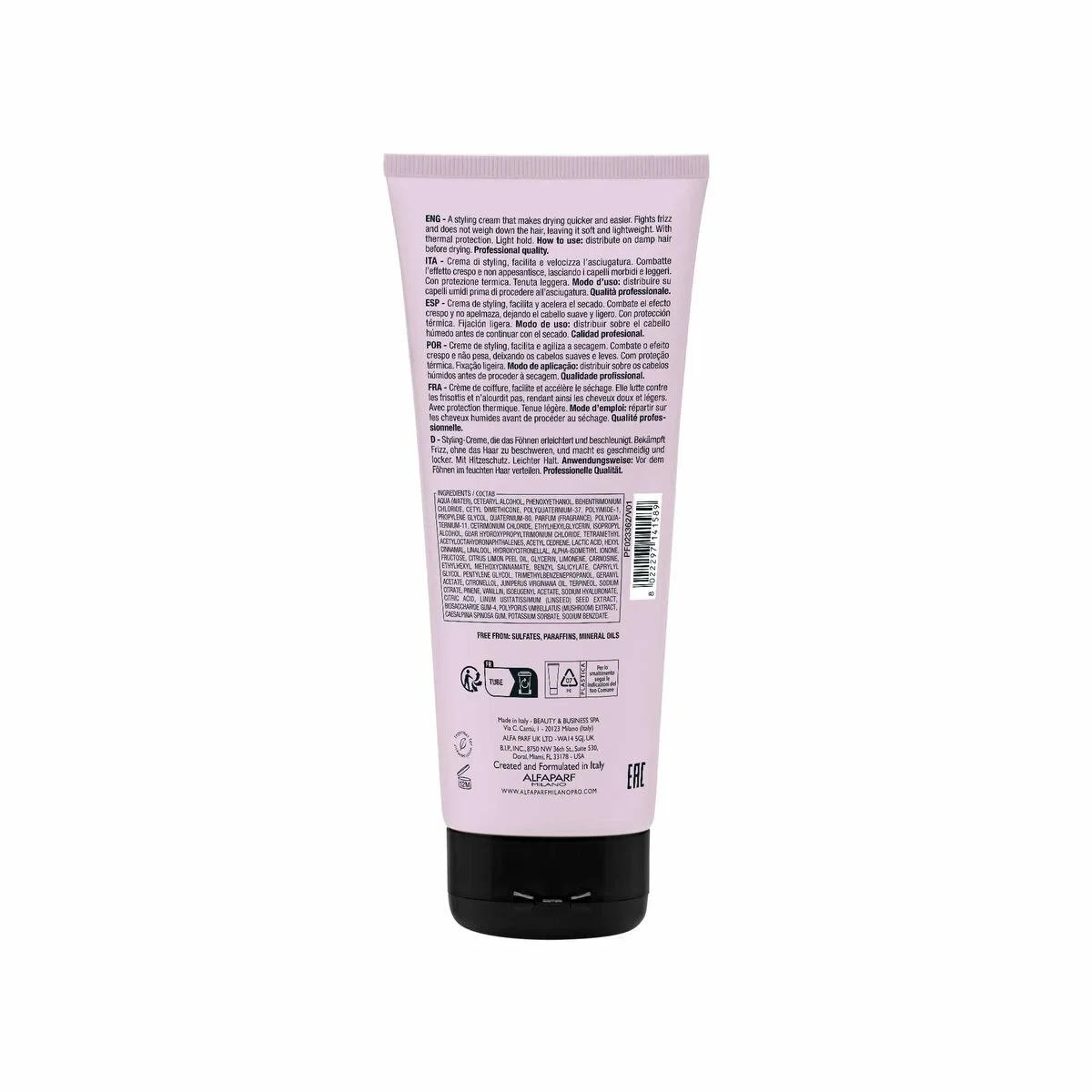 Crema de Peinado Alfaparf Milano STYLE & CARE 200 ml
