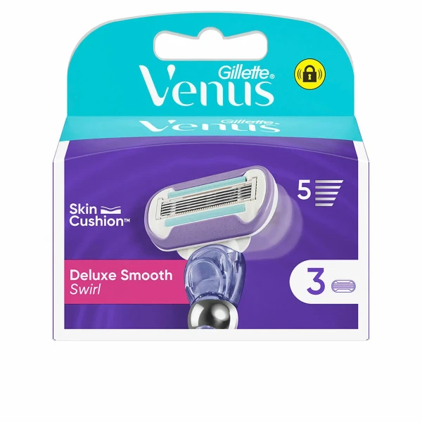 Recambios para Cuchilla de Afeitar Gillette VENUS (3 Unidades)