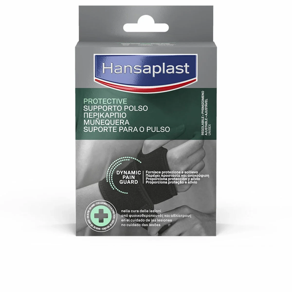 Muñequera Hansaplast Dynamic Pain Guard Negro