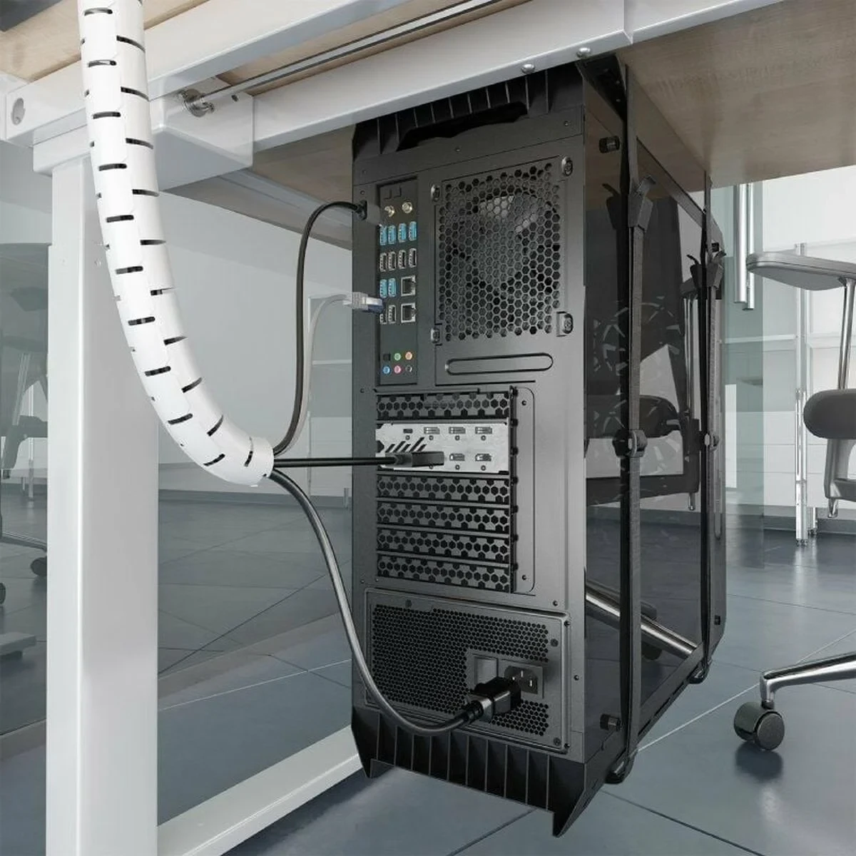 Organizador de Cables Aisens A151-0918 Blanco 2 mm