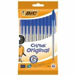 Set de Bolígrafos Bic Cristal Original 516352 Azul (10 Unidades)