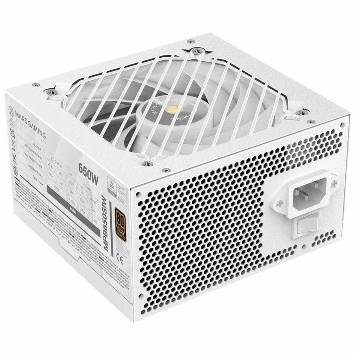 Fuente de Alimentación Mars Gaming MPB650SIW ATX 650 W 80 Plus Bronze