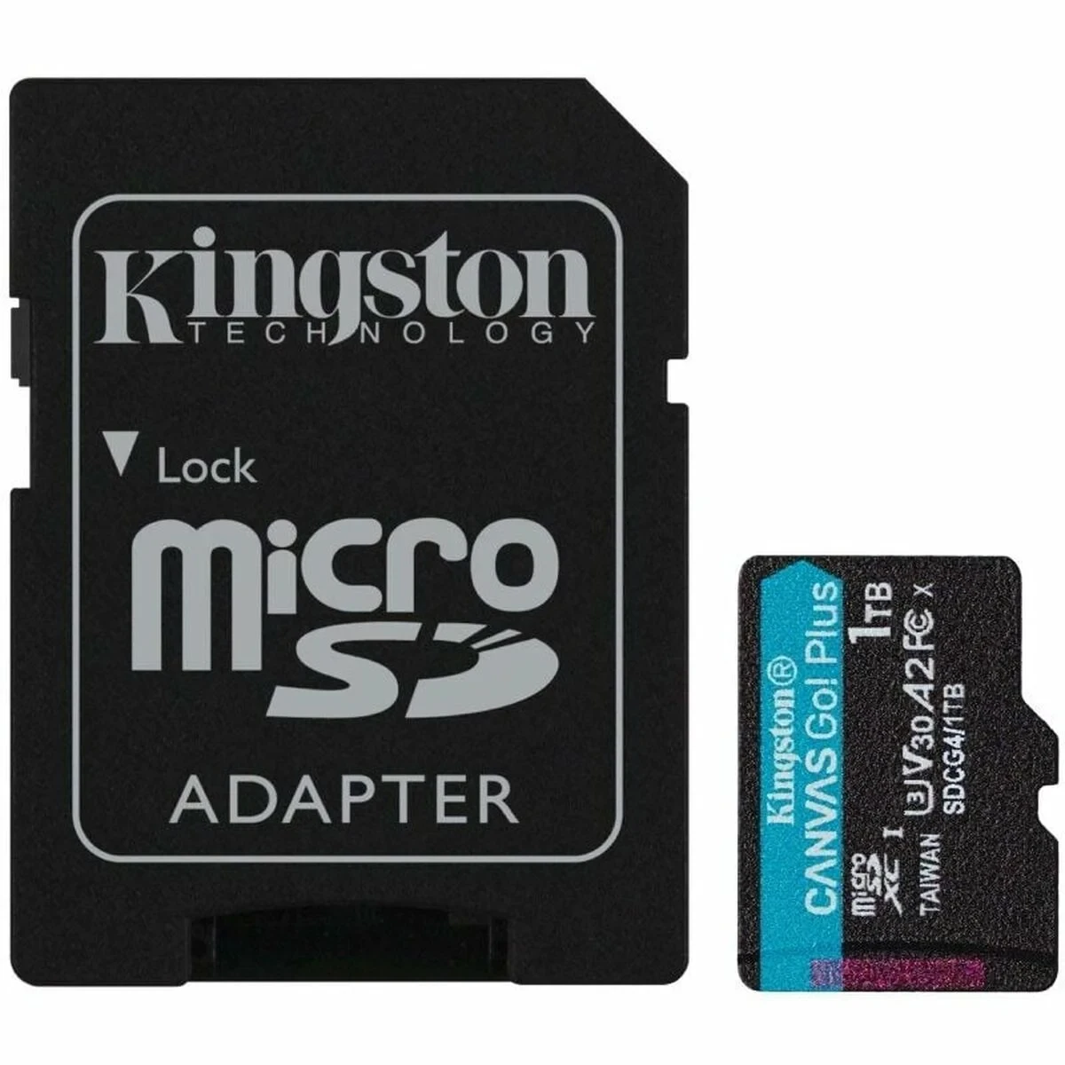 Tarjeta de Memoria Micro SD con Adaptador Kingston CANVAS Go! Plus 1 TB