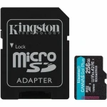 Tarjeta de Memoria Micro SD con Adaptador Kingston CANVAS Go! Plus 256 GB