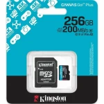 Tarjeta de Memoria Micro SD con Adaptador Kingston CANVAS Go! Plus 256 GB