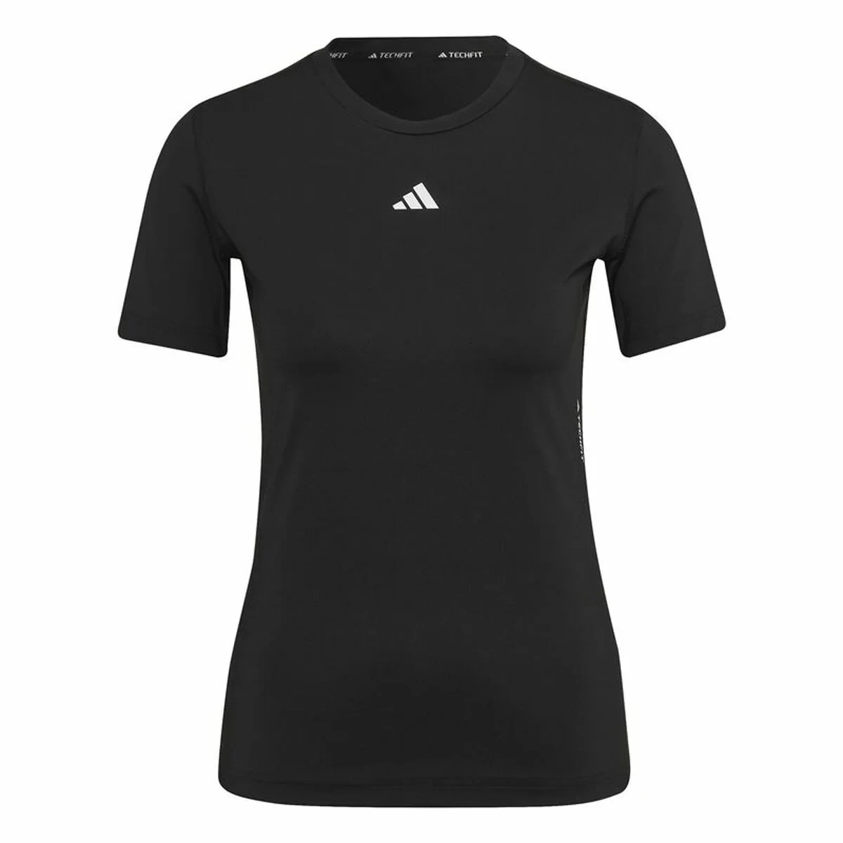 Camiseta de Manga Corta Mujer Adidas Techfit Negro