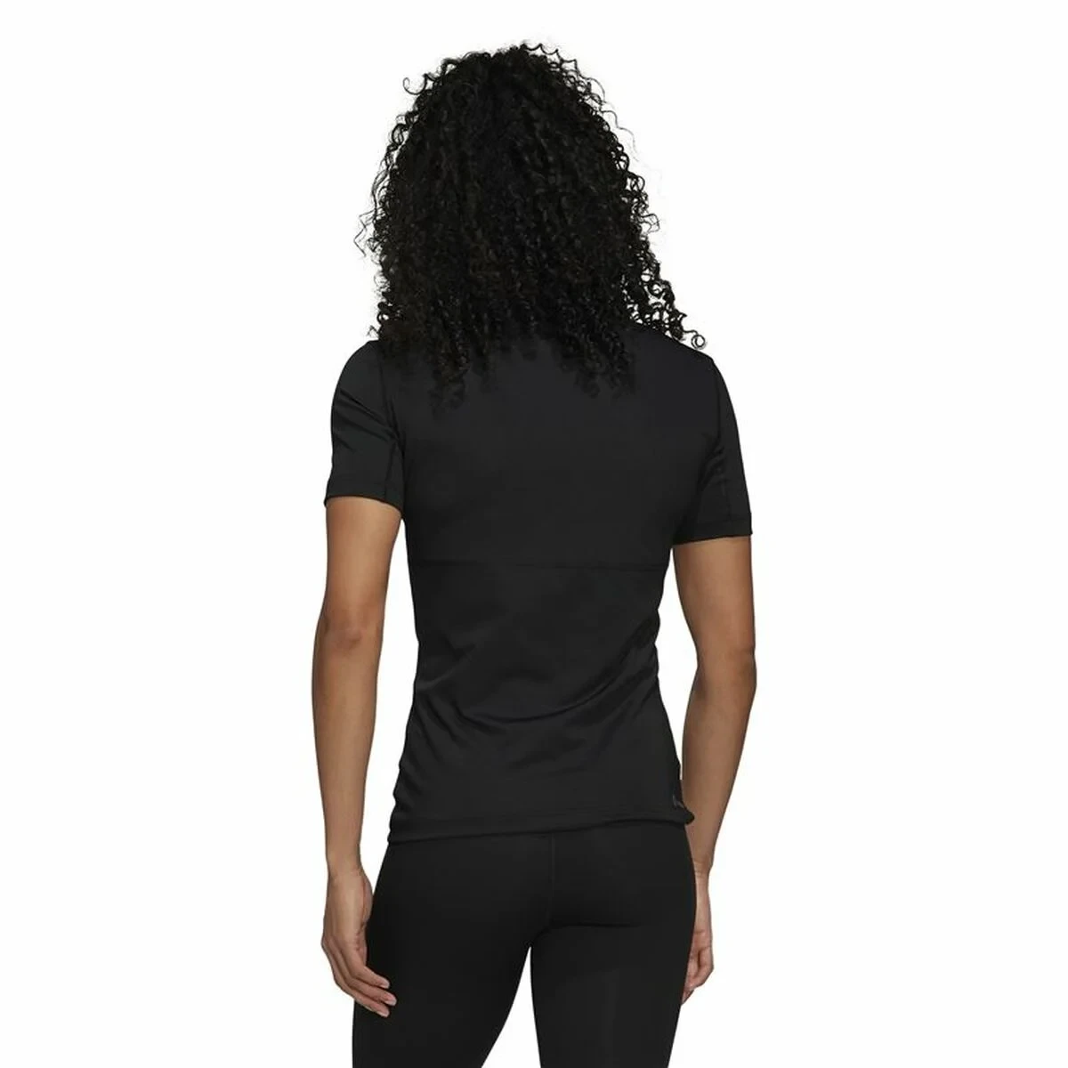 Camiseta de Manga Corta Mujer Adidas Techfit Negro