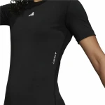 Camiseta de Manga Corta Mujer Adidas Techfit Negro