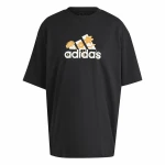 Camiseta de Manga Corta Mujer Adidas Flower Pack Bos Negro
