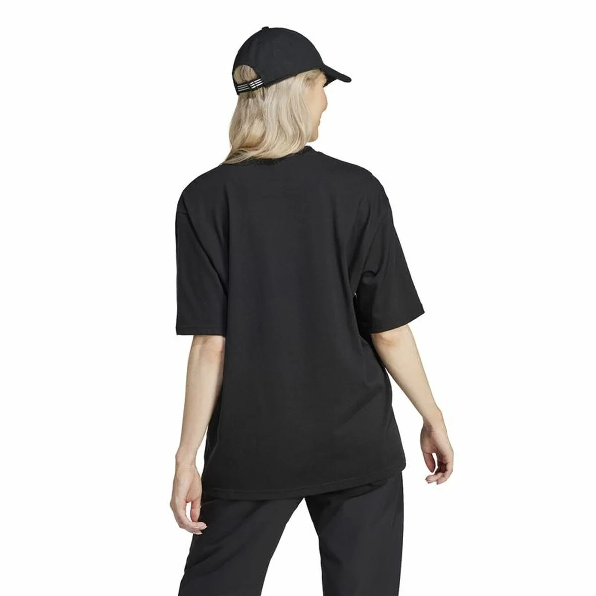 Camiseta de Manga Corta Mujer Adidas Flower Pack Bos Negro