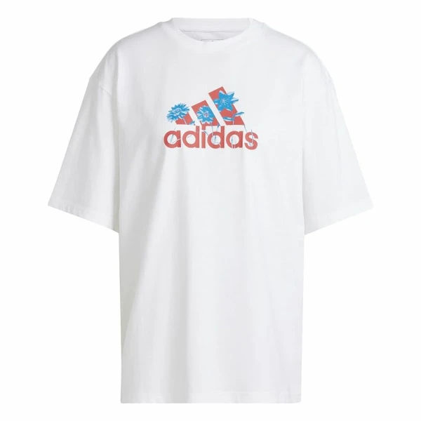 Camiseta de Manga Corta Mujer Adidas Flower Badge of Sports Gt