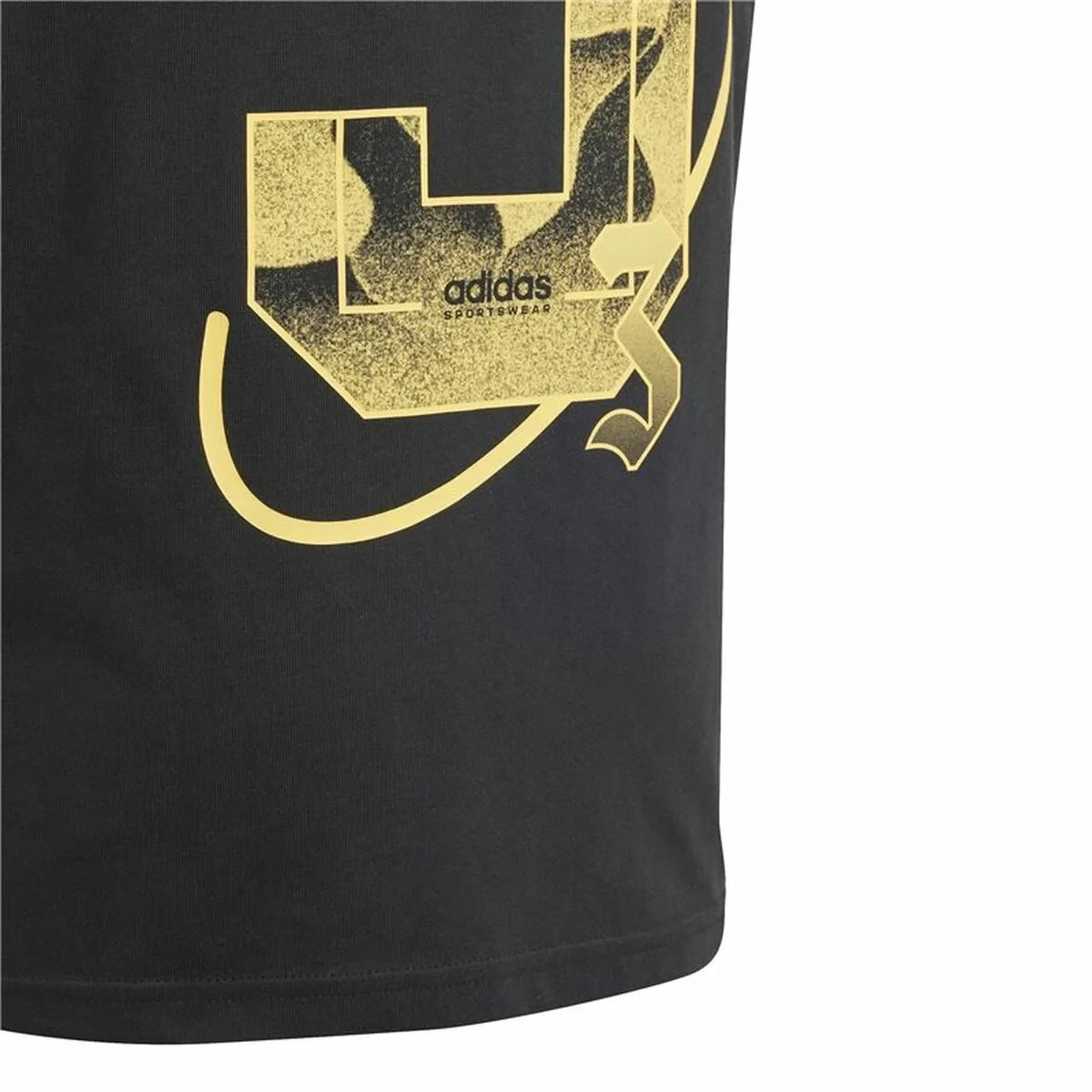 Camiseta de Manga Corta Adidas Hot G Negro