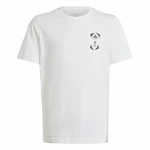 Camiseta de Manga Corta Adidas EURO 24 Blanco
