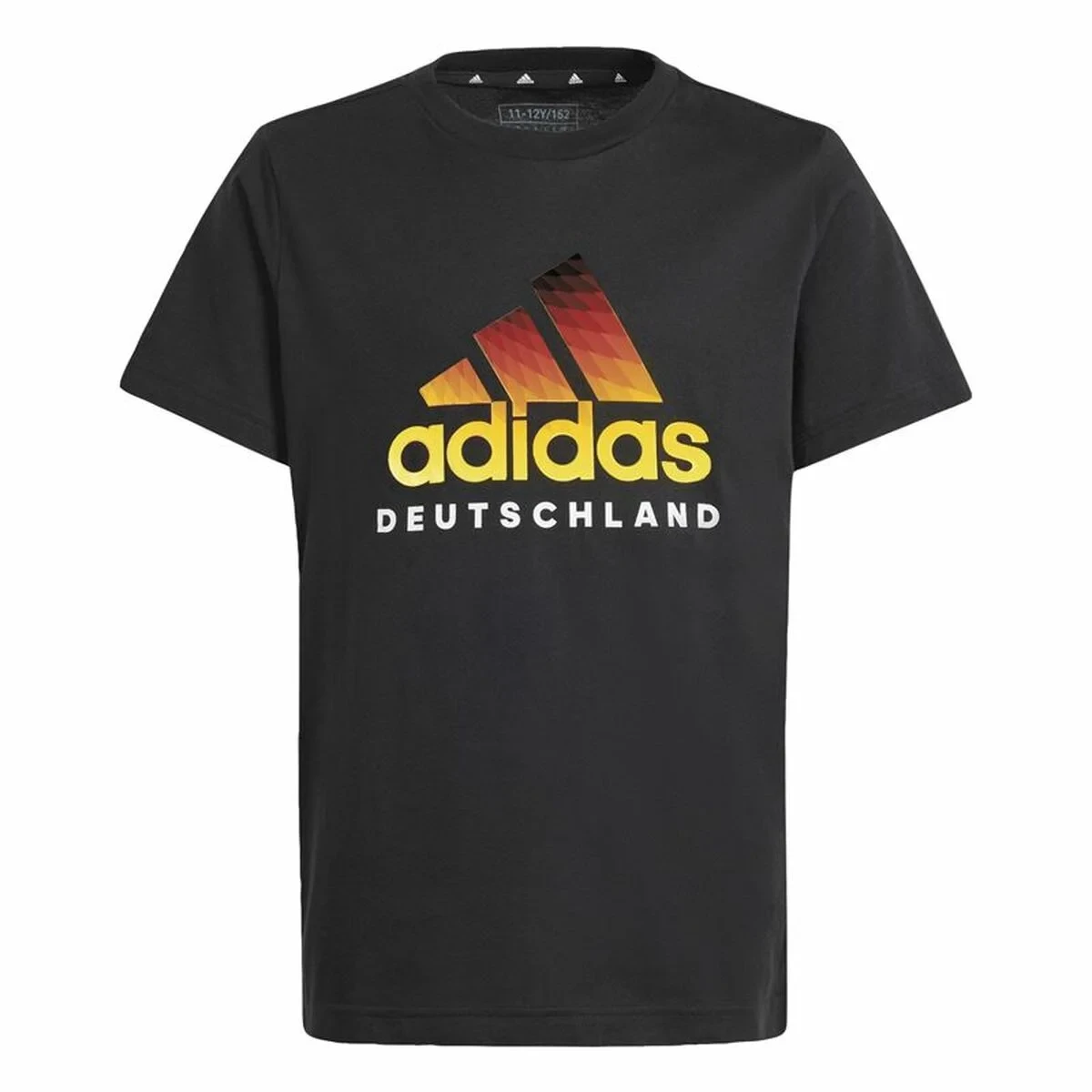 Camiseta de Manga Corta Adidas Deutschland Negro