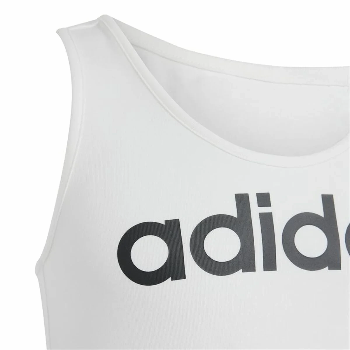 Camiseta de Tirantes Infantil Adidas Linear Blanco
