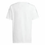 Camiseta de Manga Corta Infantil Adidas Essentials Blanco