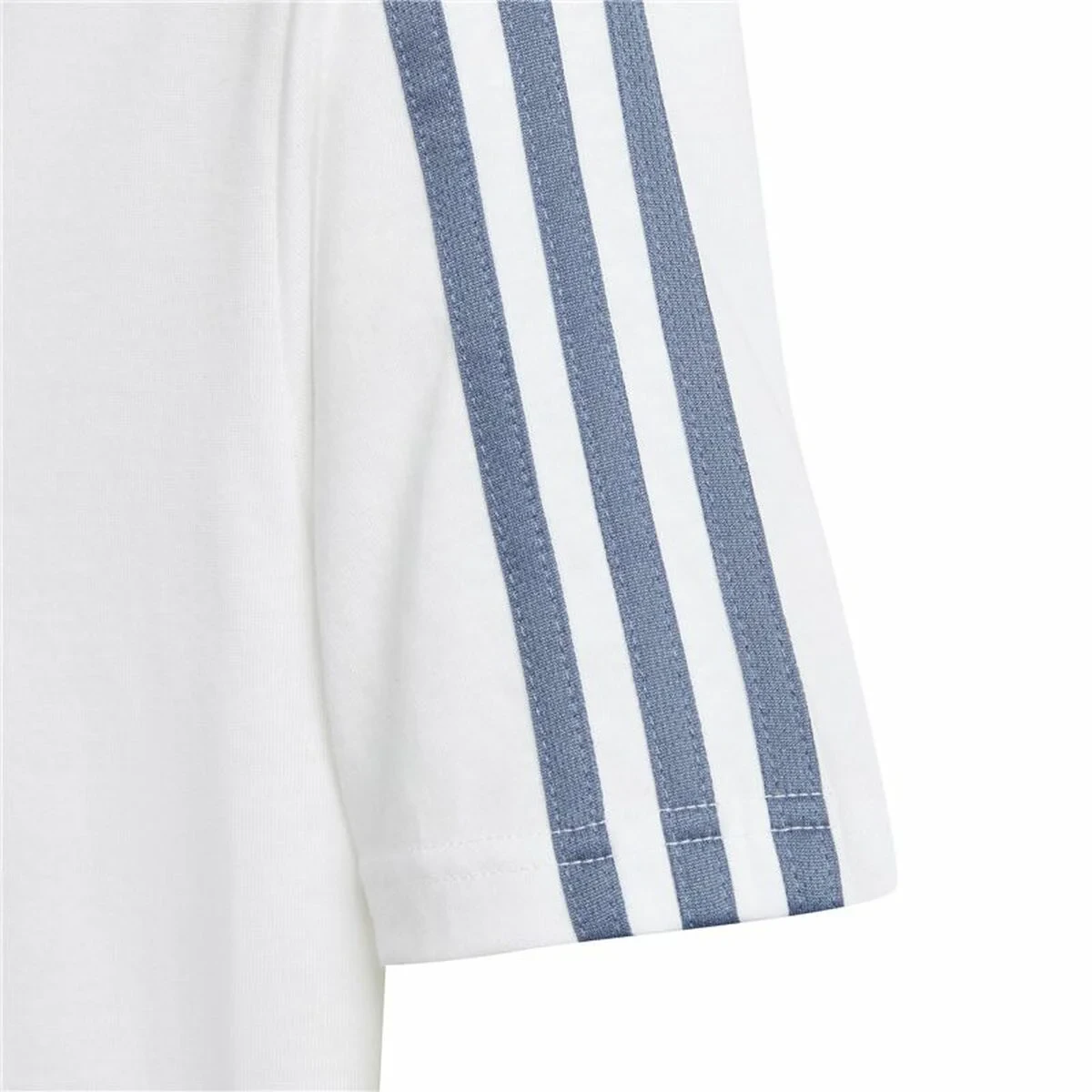 Camiseta de Manga Corta Infantil Adidas Essentials Blanco
