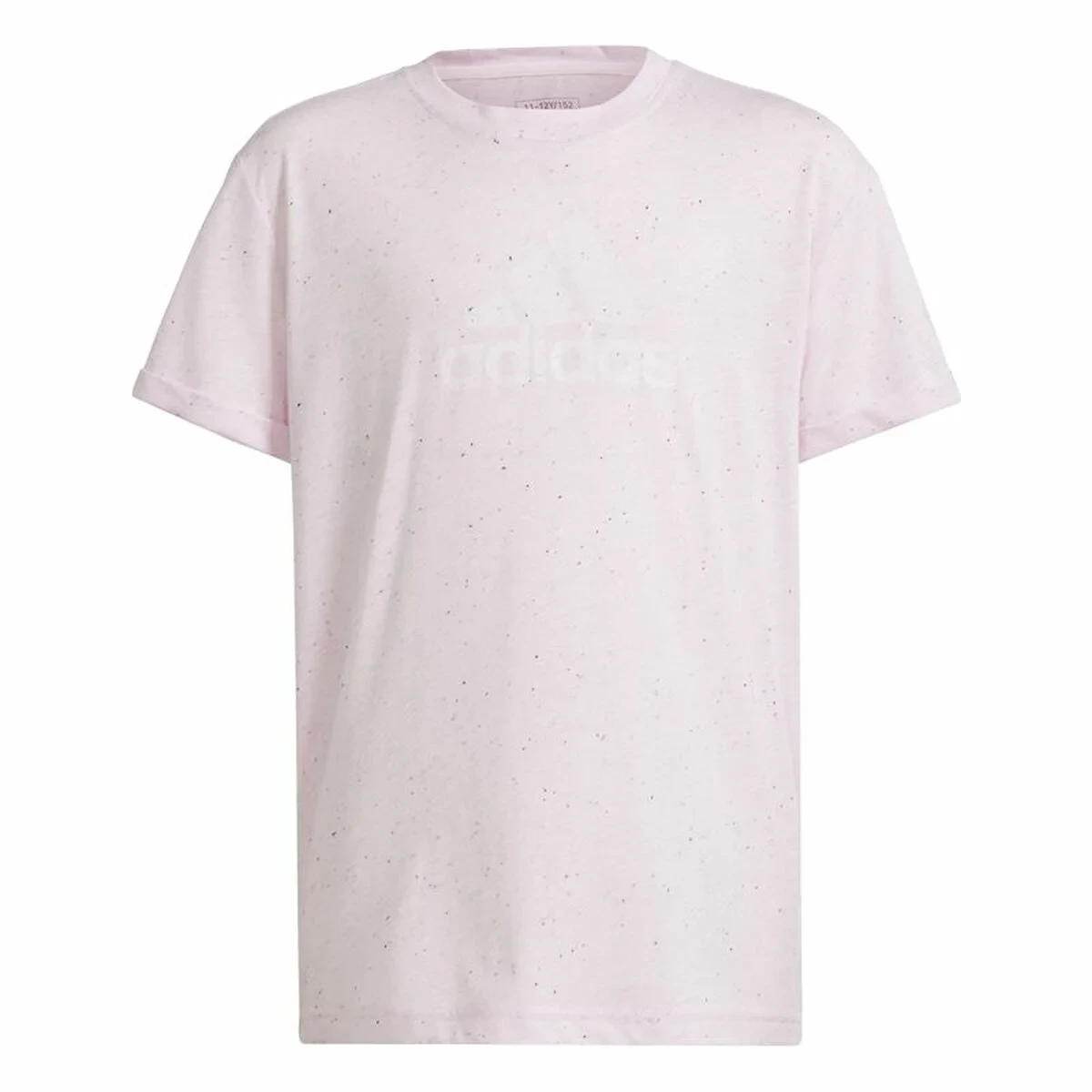 Camiseta de Manga Corta Infantil Adidas G Fi Bl Rosa