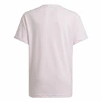 Camiseta de Manga Corta Infantil Adidas G Fi Bl Rosa