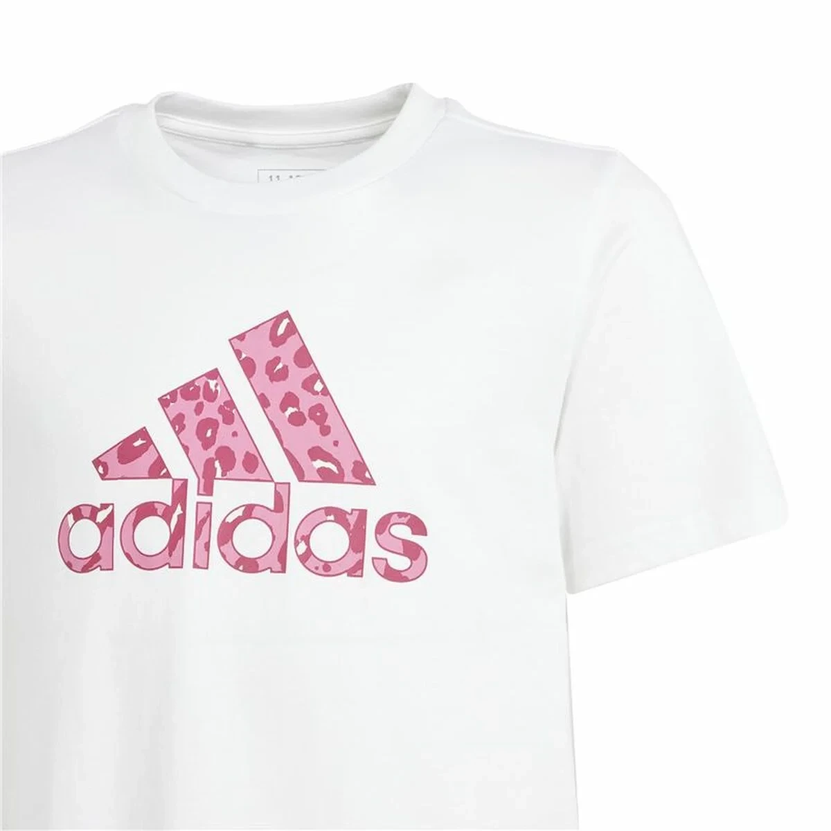 Camiseta de Manga Corta Infantil Adidas G Animal Blanco