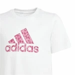 Camiseta de Manga Corta Infantil Adidas G Animal Blanco
