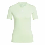 Camiseta de Manga Corta Mujer Adidas Essentials Techfit Train Verde limón Verde Claro