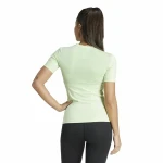 Camiseta de Manga Corta Mujer Adidas Essentials Techfit Train Verde limón Verde Claro