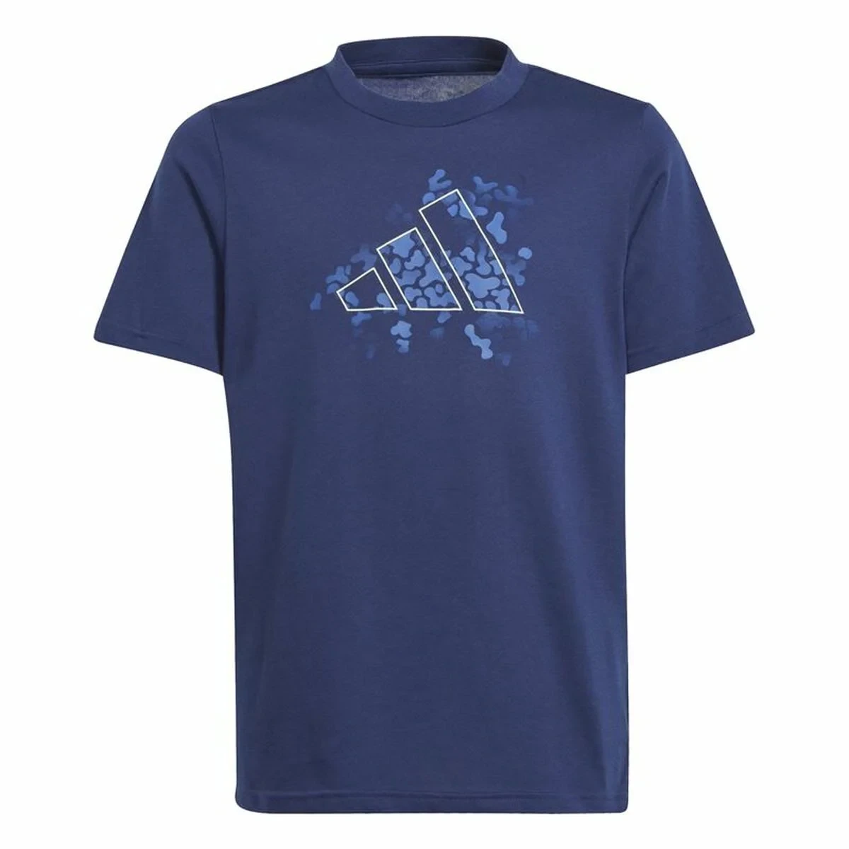 Camiseta de Manga Corta Hombre Adidas Essentials Uni Train Azul