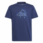 Camiseta de Manga Corta Hombre Adidas Essentials Uni Train Azul