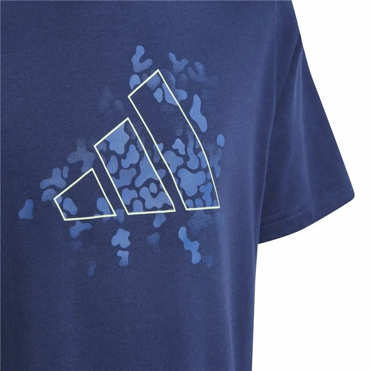 Camiseta de Manga Corta Hombre Adidas Essentials Uni Train Azul