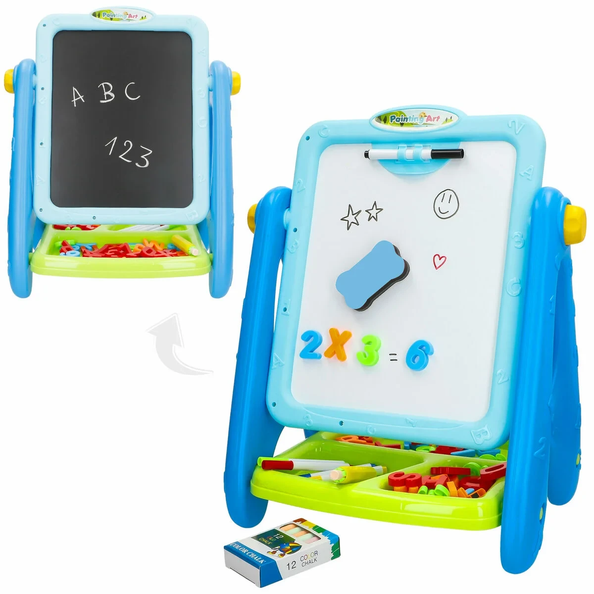 Pizarra de Doble Cara (4 Unidades)