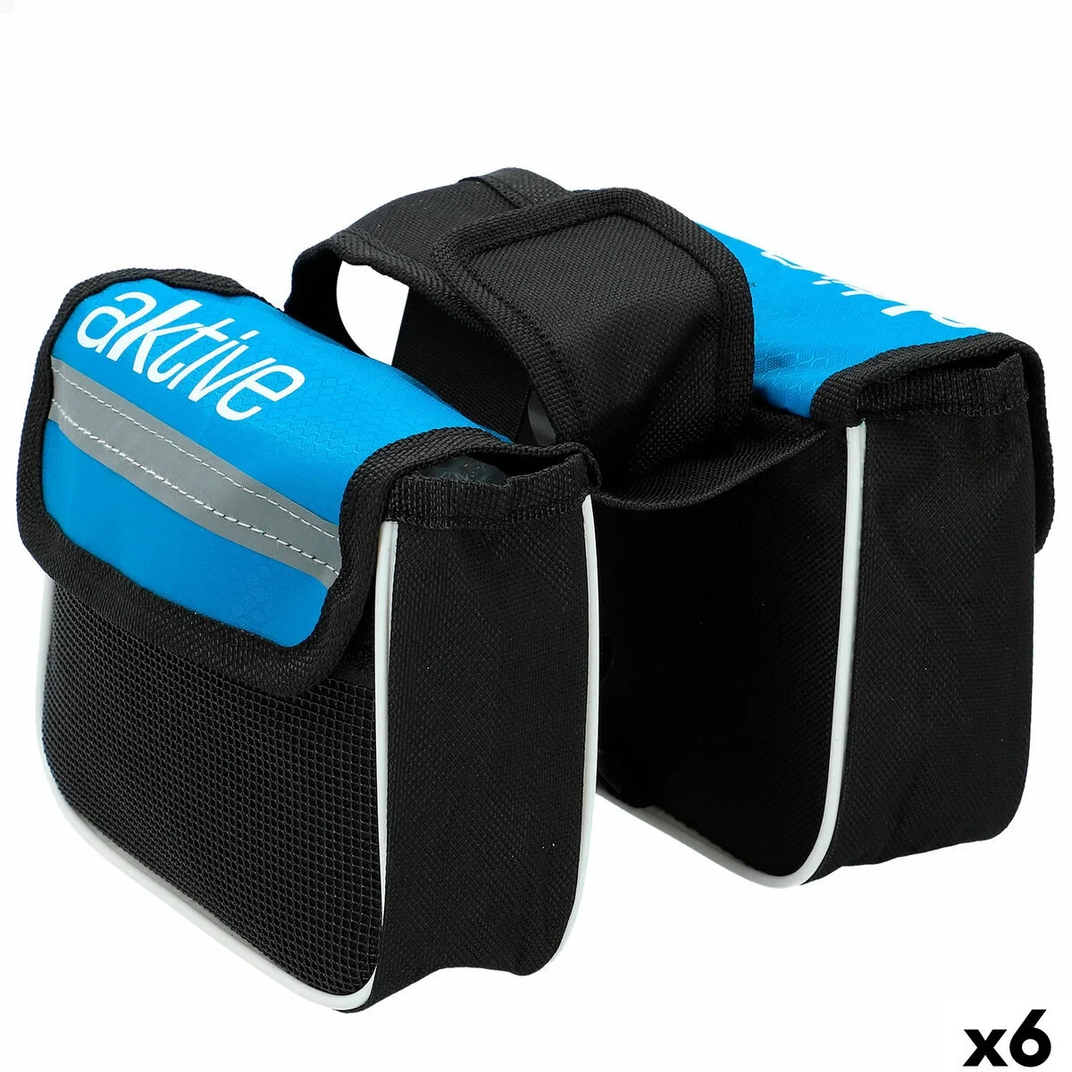 Bolsa para Bicicleta Aktive Azul (6 Unidades)