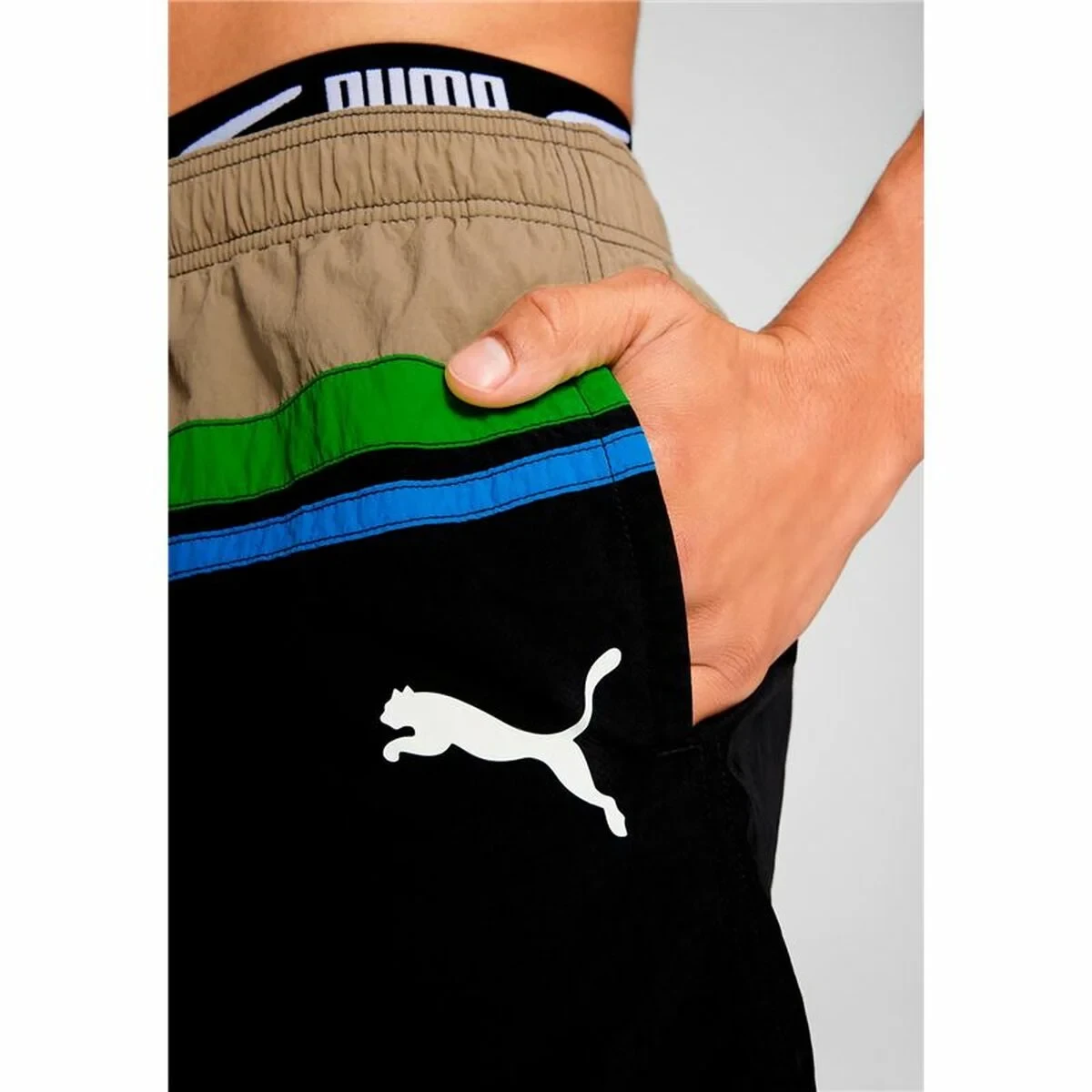 Bañador Hombre Puma Heritage Mid Negro