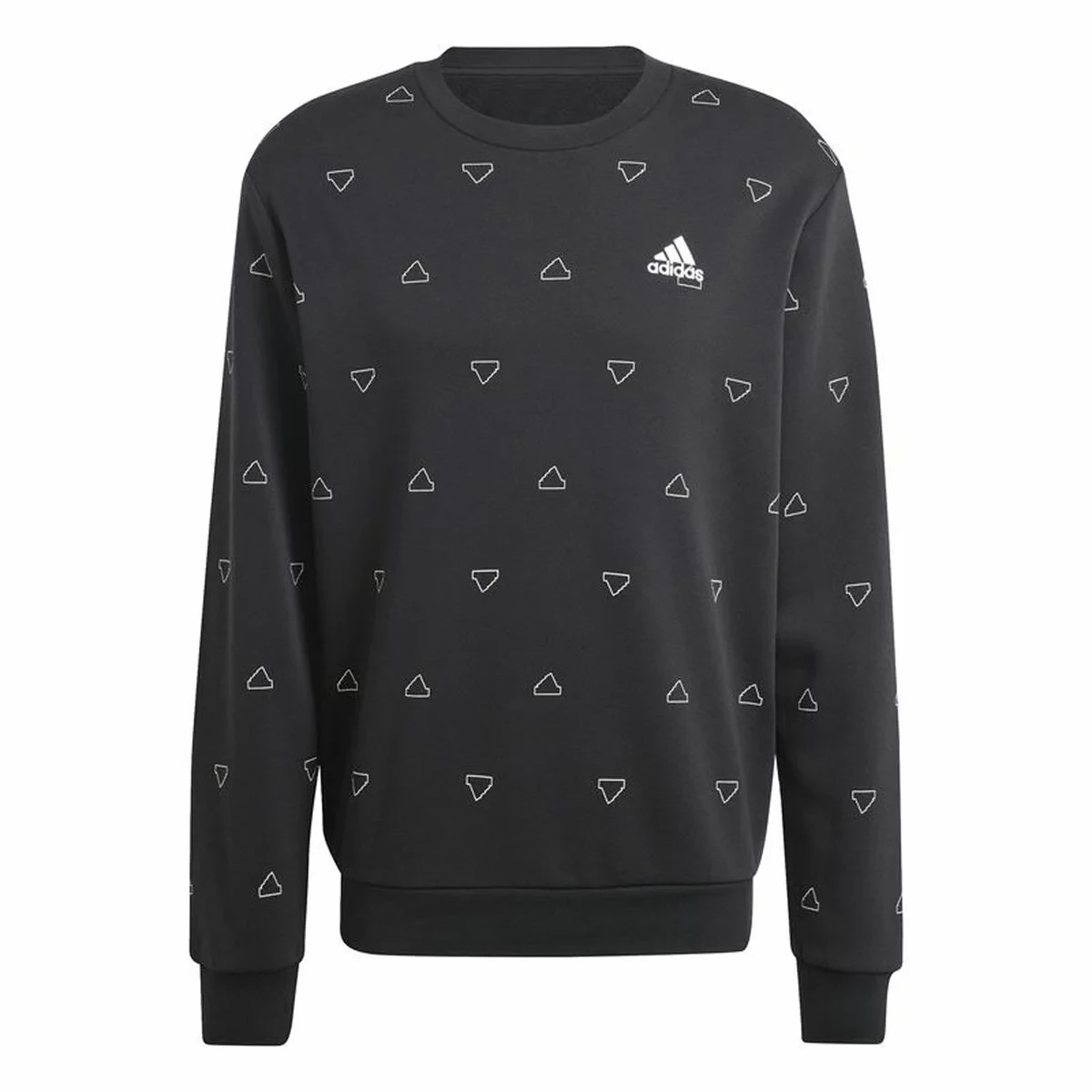 Sudadera sin Capucha Hombre Adidas Mngrm Negro