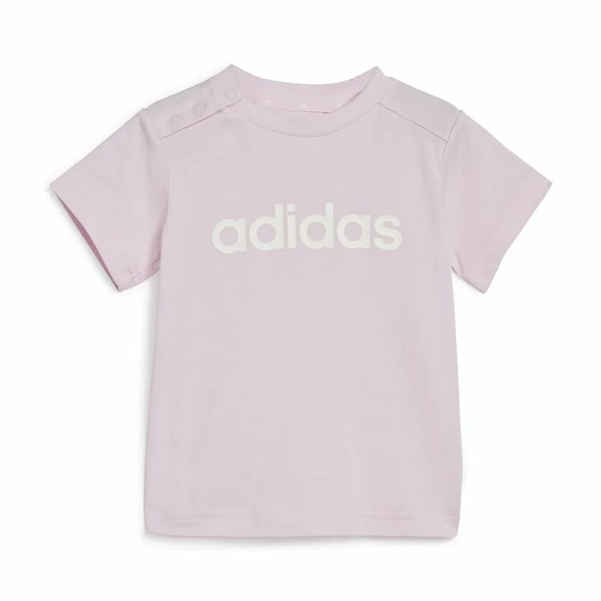 Conjunto Deportivo para Bebé Adidas I Lin Co Set Gris Rosa