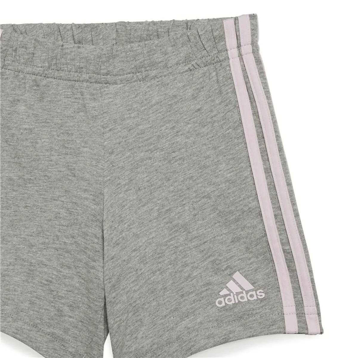 Conjunto Deportivo para Bebé Adidas I Lin Co Set Gris Rosa