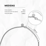 Colgante Hombre Radiant RH000272 Plateado Negro