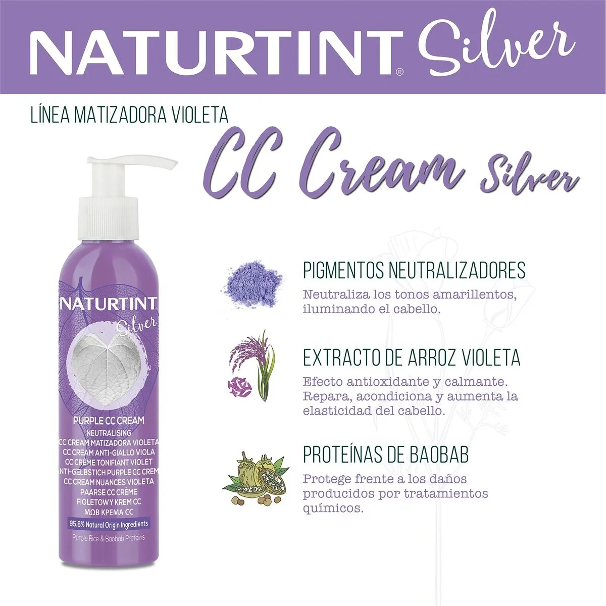 Mascarilla Capilar Naturtint SILVER 200 ml