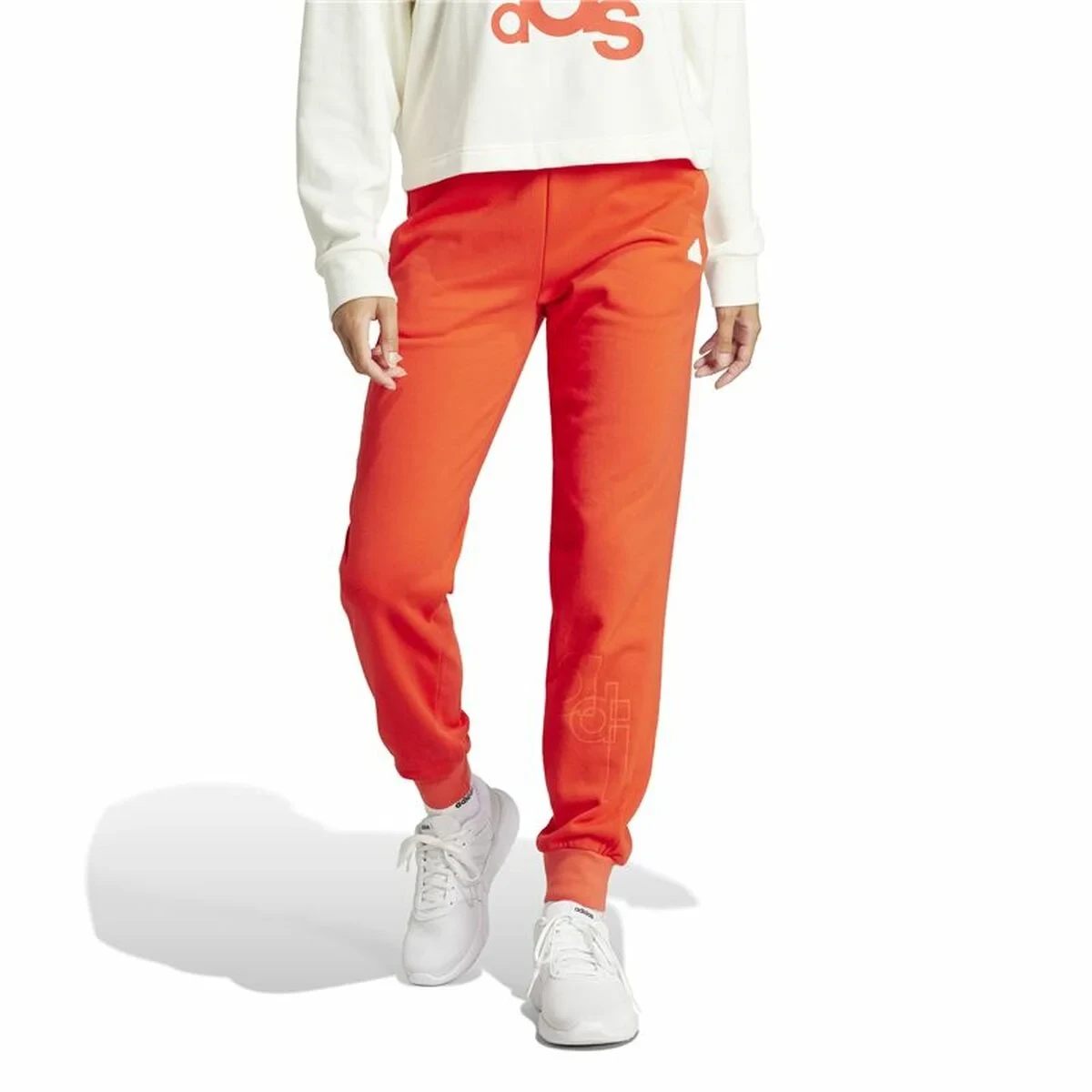 Pantalón Largo Deportivo Adidas Bluv Rojo Mujer