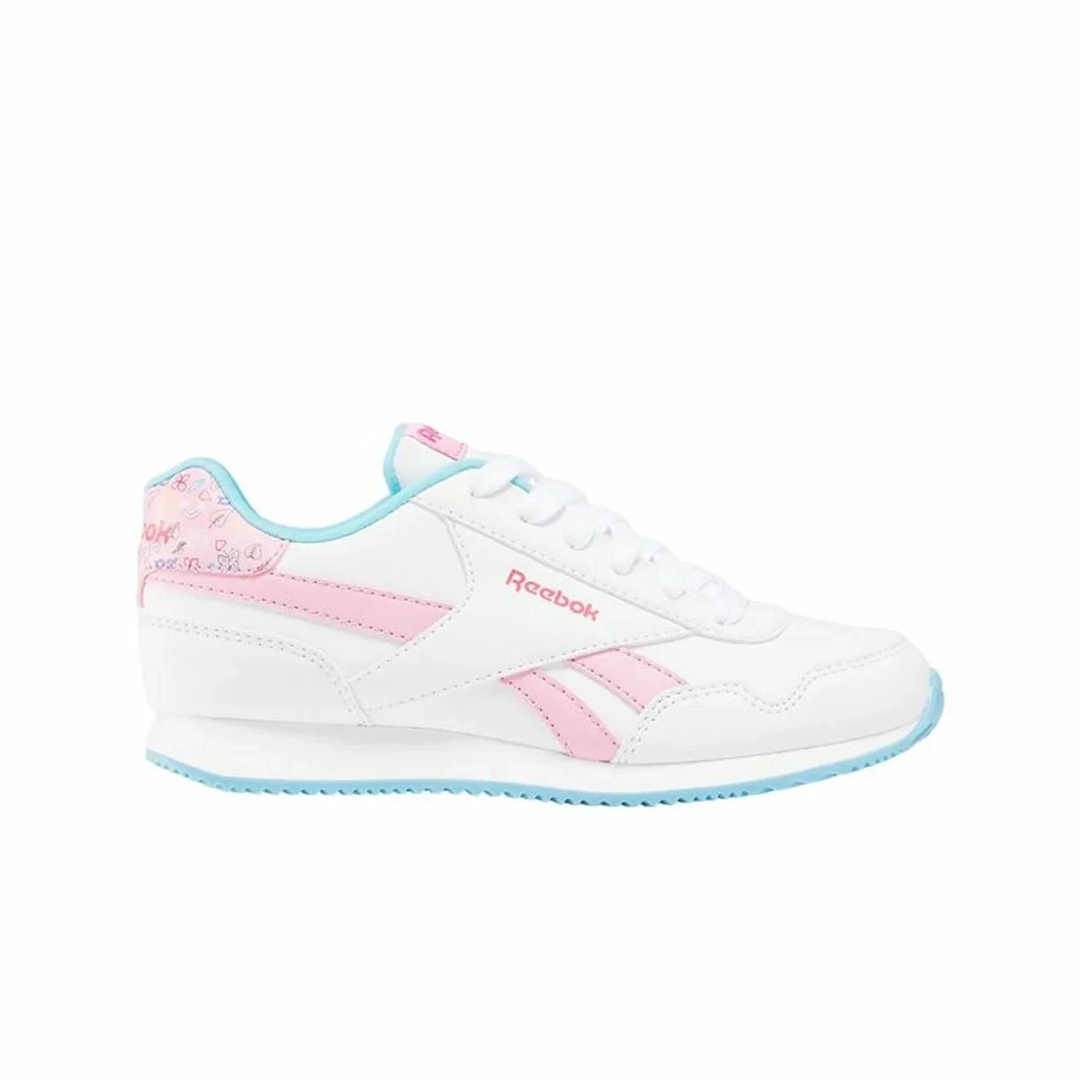 Zapatillas Deportivas Infantiles Reebok Royal Cl Jog 3.0 Blanco Rosa