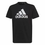 Camiseta de Manga Corta Infantil Adidas Big Logo Negro