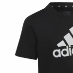 Camiseta de Manga Corta Infantil Adidas Big Logo Negro