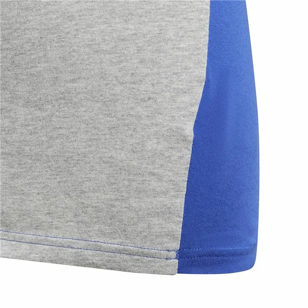 Camiseta de Manga Corta Infantil Adidas 3S Tib Azul