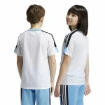 Camiseta de Manga Corta Infantil Adidas Nations Blanco