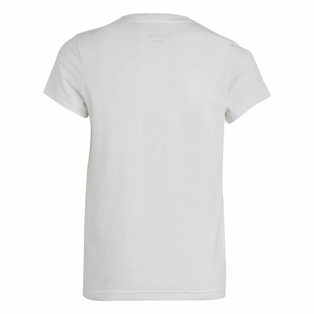 Camiseta de Manga Corta Infantil Adidas Essentials Blanco