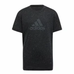 Camiseta de Manga Corta Infantil Adidas Negro